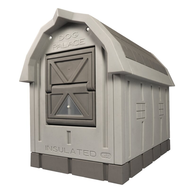 Dog Palace® Premium Insulated Dog House & Reviews | Wayfair